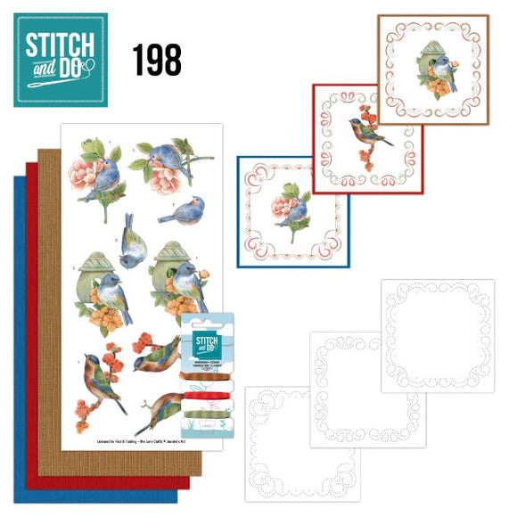 Stitch & Do Kit 198 - Vintage Birds