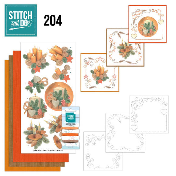 Stitch & Do Kit 204 - Wooden Christmas