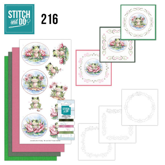 Stitch & Do Kit 216 - Happy Frogs
