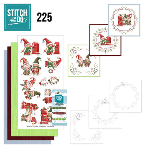 Stitch & Do Kit 225 - Gnome for Christmas