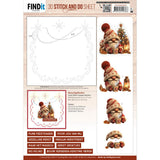 3D Stitch & Do Sheet - Berries Beauties - Gnomie Holidays 2