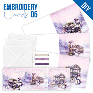 Stitch & Do Cards - 05 - Purple Christmas