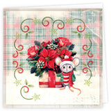 Stitch & Do Cards - 18 - Floral Christmas