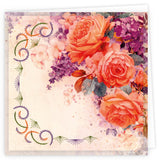 Stitch & Do Cards - 25 - Orange Flowers