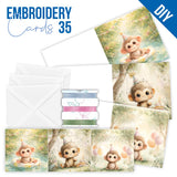 Stitch & Do Cards - 35 - Birthday Monkey