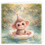 Stitch & Do Cards - 35 - Birthday Monkey