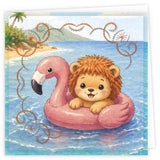 Stitch & Do Cards - 38 - Sweet Summer Lion