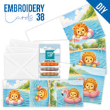 Stitch & Do Cards - 38 - Sweet Summer Lion
