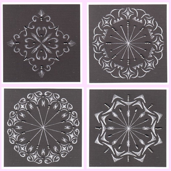 Silver Mandalas Paper Embroidery Kit on TV 7 June