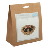 Trimits Make Your Own Needle Felting Christmas decoration craft kit. Stocking filler.