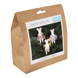Mouse Fairies 2/3 pk - Trimits MYO Christmas Needle Felting decoration craft kit.