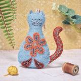 Corinne Lapierre, UK - Felt Mini Craft Kit Hanging decoration Folk Cat