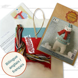 Christmas Felt Decoration Craft Kits, Corinne Lapierre, UK. Christmas crafts