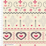 Scandi Sweet Treats Christmas fat quarter 5 pk bundle 45 x 55cm 100% cotton