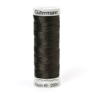 Gutermann Rayon 40 Thread Black