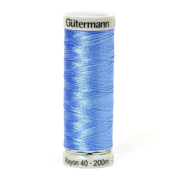 Gutermann Rayon 40 Thread Medium Blue