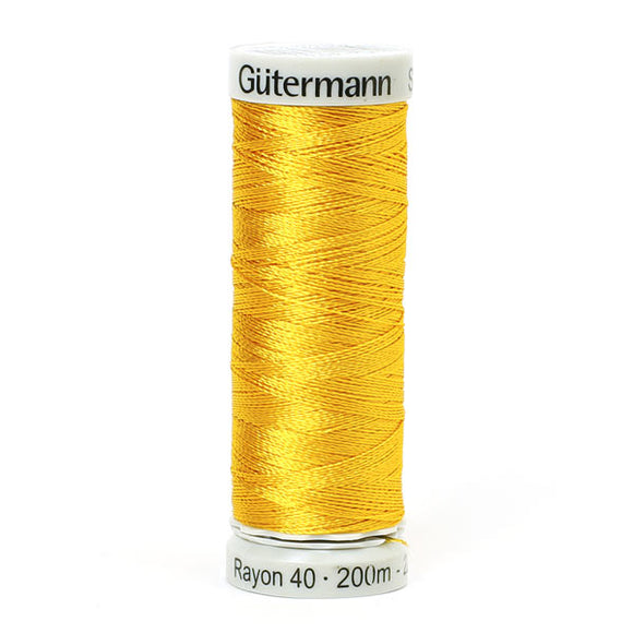 Gutermann Rayon 40 Thread Yellow