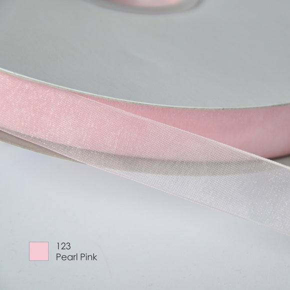 Organza Ribbon 123 Pearl Pink