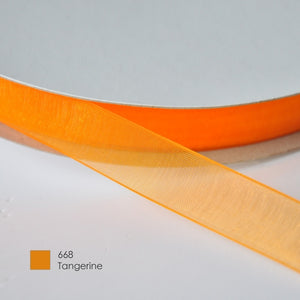 Organza Ribbon 668 Tangerine