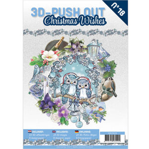 Christmas Wishes Decoupage & Backing Paper Book