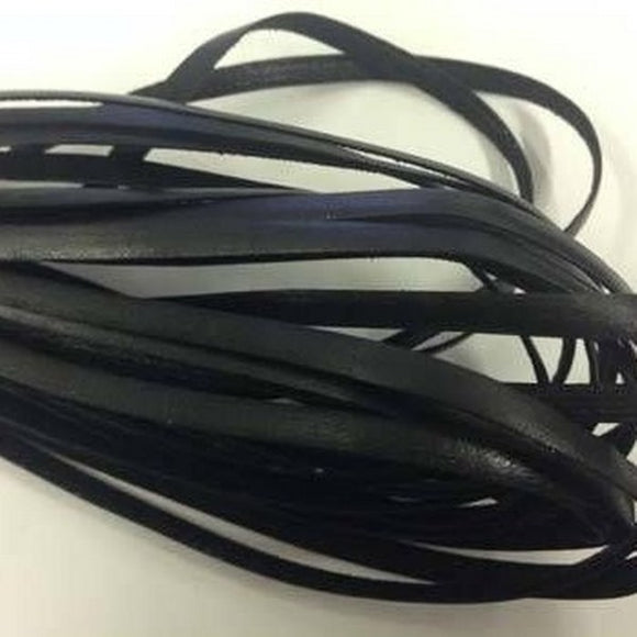 4mm Flat Leather Cord