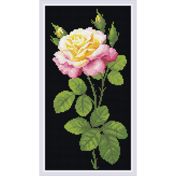 Wonderful Rose Diamond Painting Mosaic Kit from Riolis