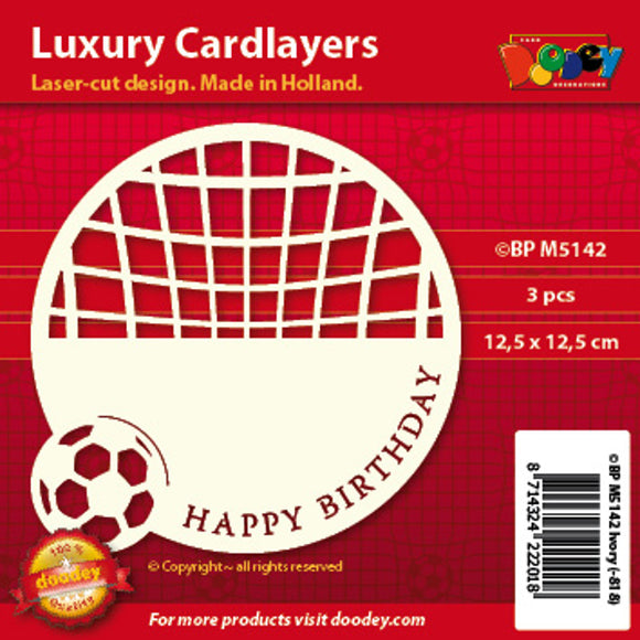 Luxury Cardlayers - Football - Happy Birthday