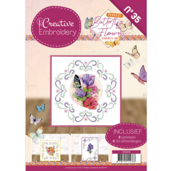 Creative Embroidery Book 35 - Perfect Butterfly Flowers
