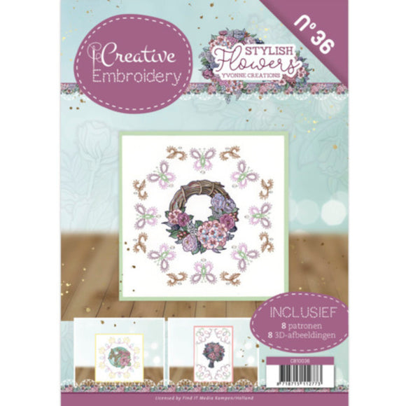 Creative Embroidery Book 36 - Stylish Flowers