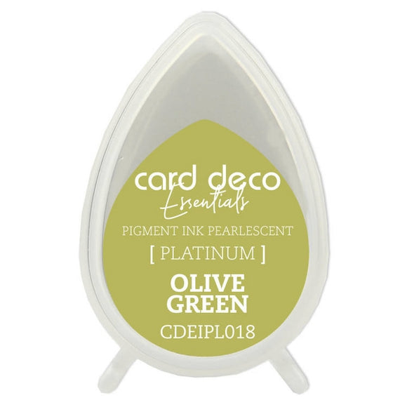 Platinum Pearlescent Ink Pad Olive Green