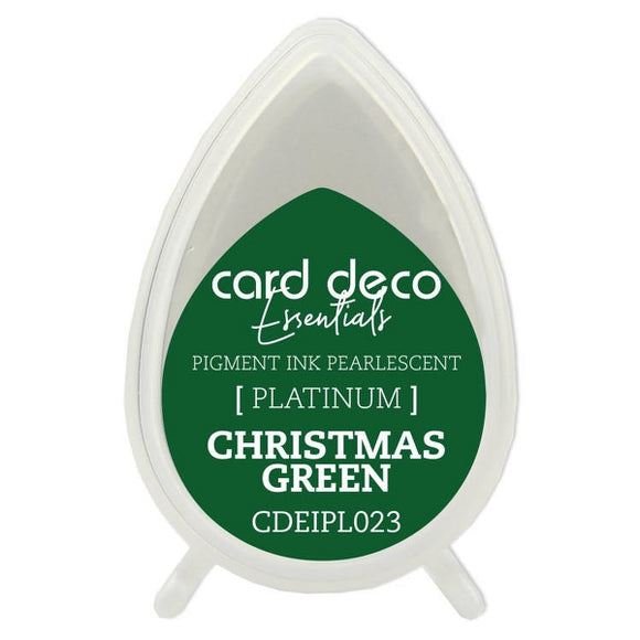Platinum Pearlescent Ink Pad Christmas Green