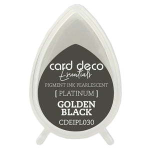 Platinum Pearlescent Ink Pad Golden Black