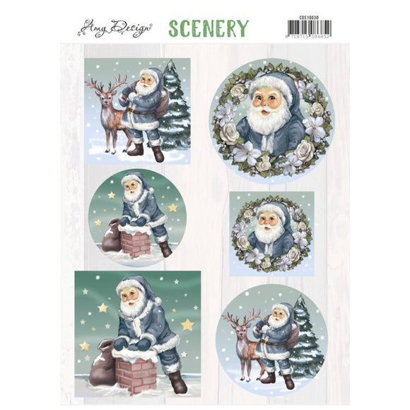 Push Out Scenery - Amy Design - Santa Claus