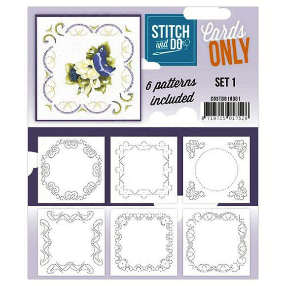 Stitch & Do Card Only Set 01