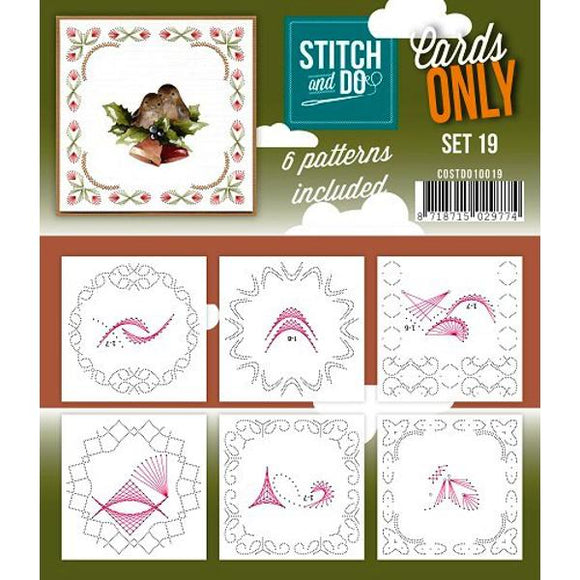 Stitch & Do Card Only Set 19