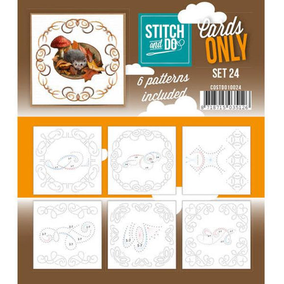Stitch & Do Card Only Set 24