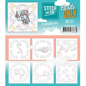 Stitch & Do Card Only Set 27