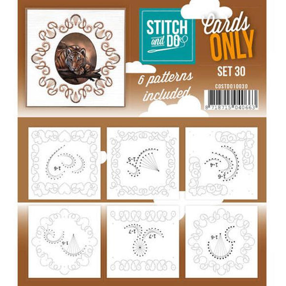 Stitch & Do Card Only Set 30