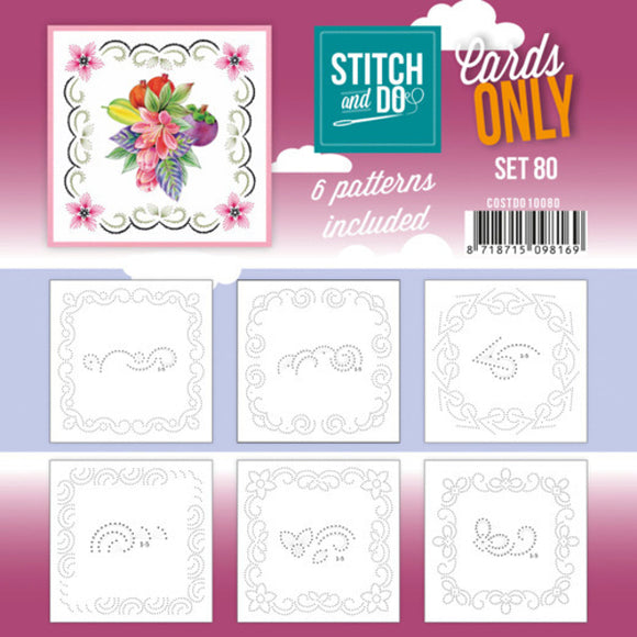 Stitch & Do Card Only Set 80