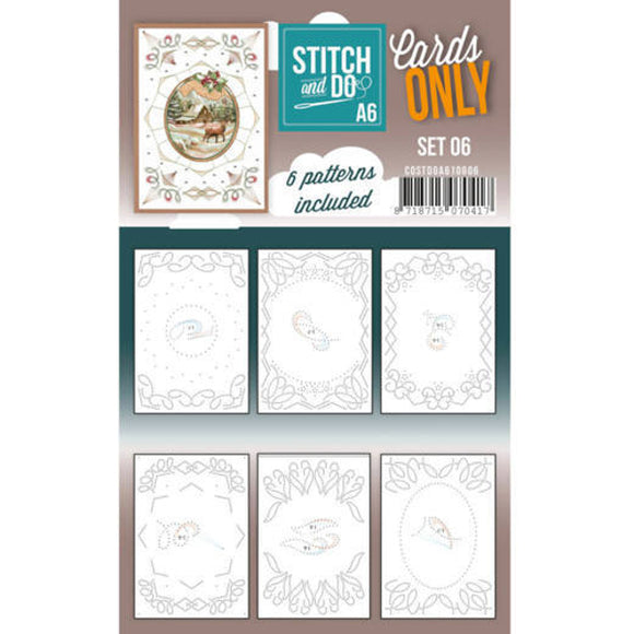 Stitch & Do Card Only A6 Set 06