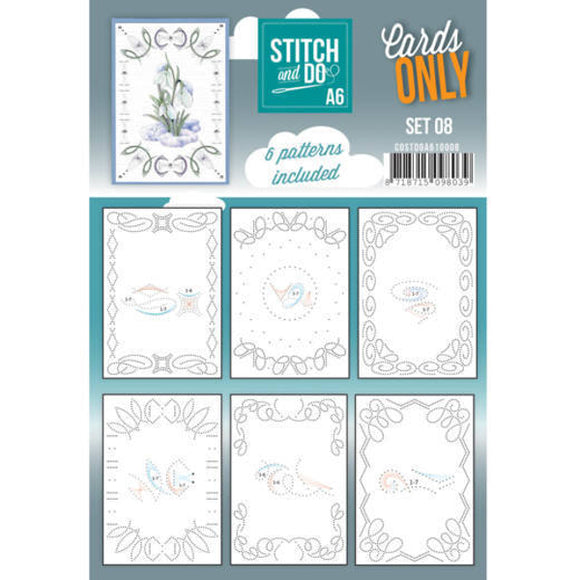 Stitch & Do Card Only A6 Set 08