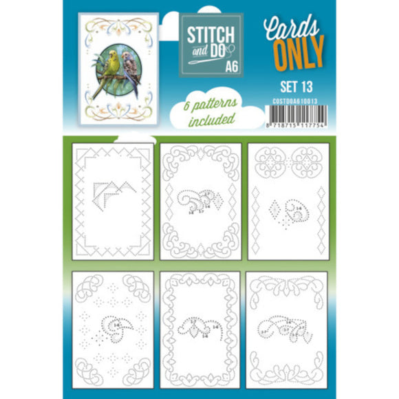 Stitch & Do Card Only A6 Set 13