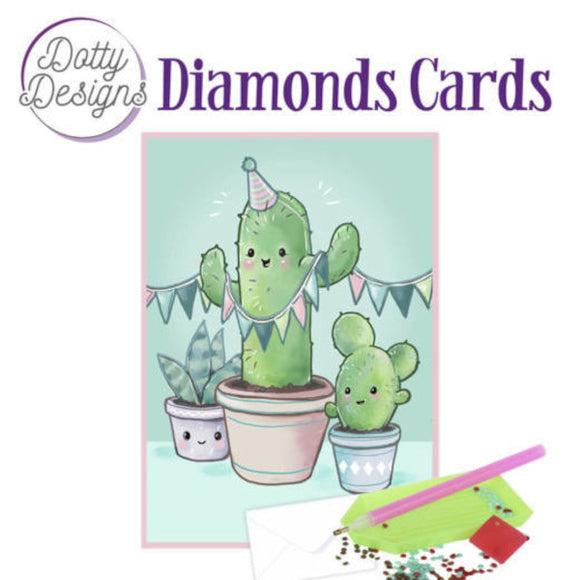 Dotty Design Diamond Cards - Cactus (A6)