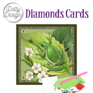 Dotty Design Diamond Cards - Frog 2 (Square)