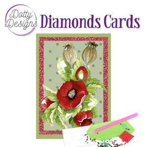 Dotty Design Diamond Cards - Poppy (A6)