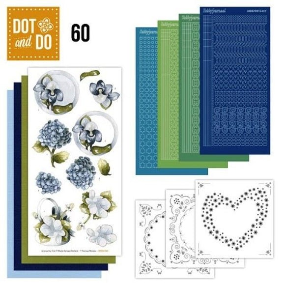 Dot & Do Kit 060 Blue Flowers