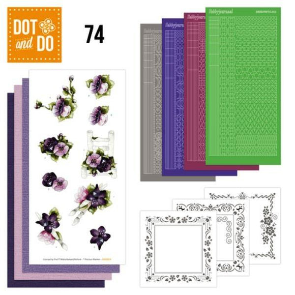 Dot & Do Kit 074 Purple Flowers