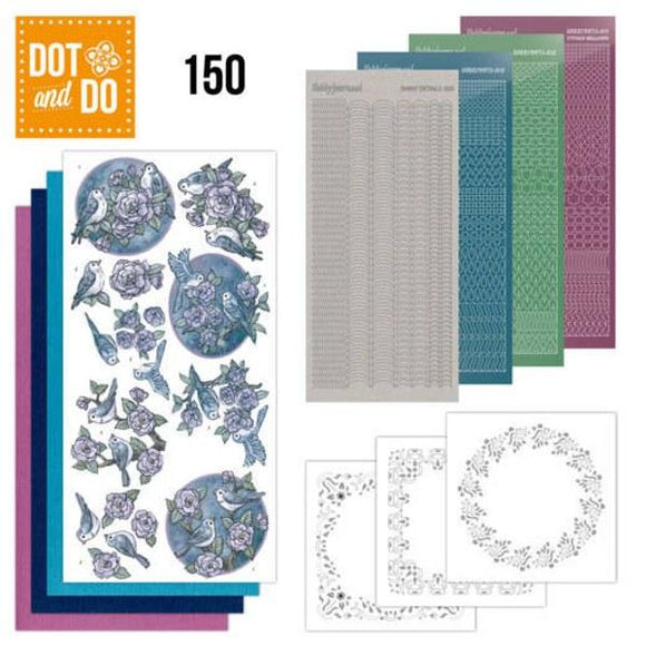 Dot & Do Kit 150 Birds in Purple