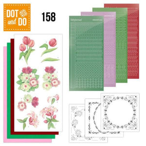 Dot & Do Kit 158 Red Flowers