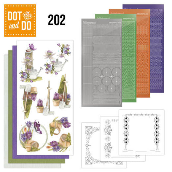 Dot & Do Kit 202 - Beautiful Garden - Butterfly